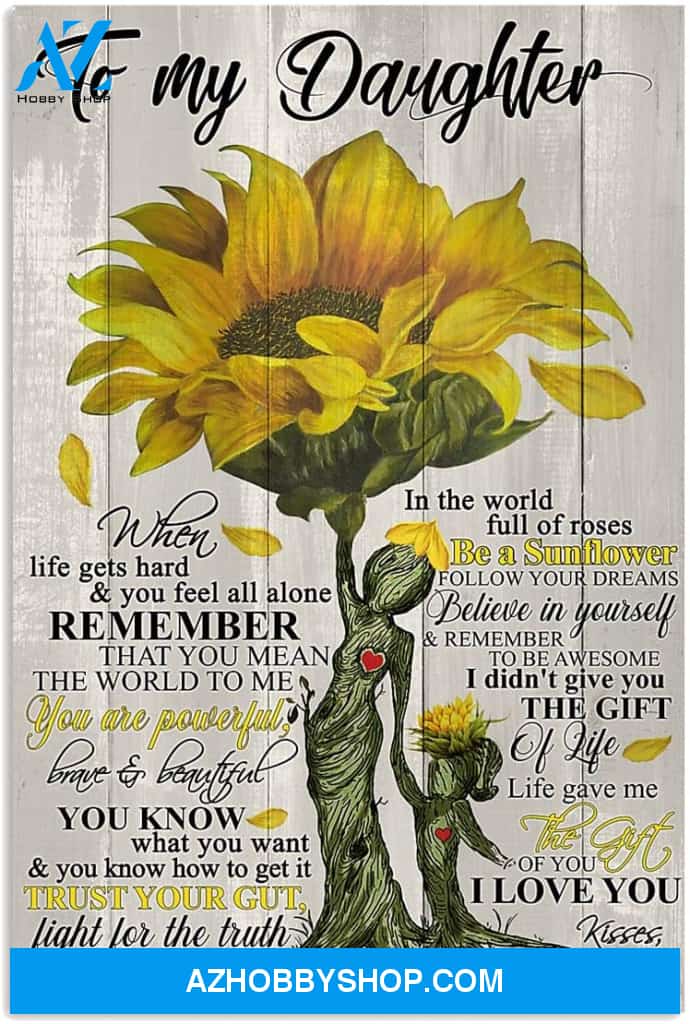 Customed Mom To Daughter Vertical Poster