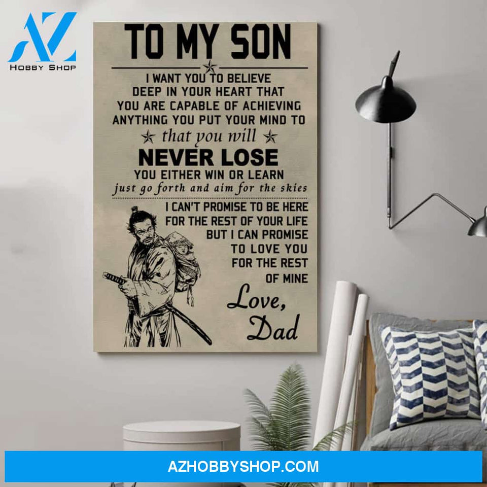 Customed Samurai Poster - To My Sonposters