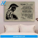 Customed Spartan Poster - To My Daughter Posters