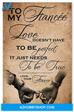 Customed To My Fiancee Gifts For Wife Birthday Posters