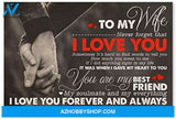 Customed To My Wife Awesome Wife Birthday Gifts Posters