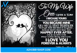 Customed To My Wife Gifts For Wife Birthday Posters
