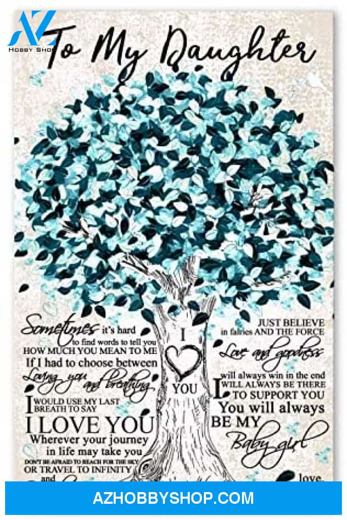 Customized Family Poster For My Daughter 