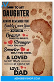 Customized Family Poster Gift For Daughter To My Daughter 