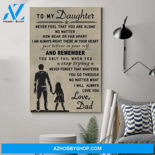 Customized Family Poster - To My Daughterposters 