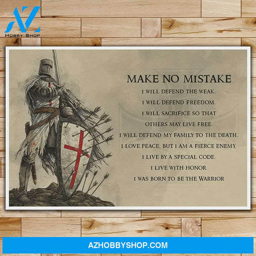 Customized Make No Mistake - English - Knight Templar 