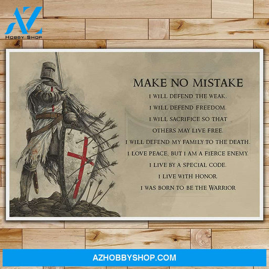 Customized Make No Mistake - English - Knight Templar 