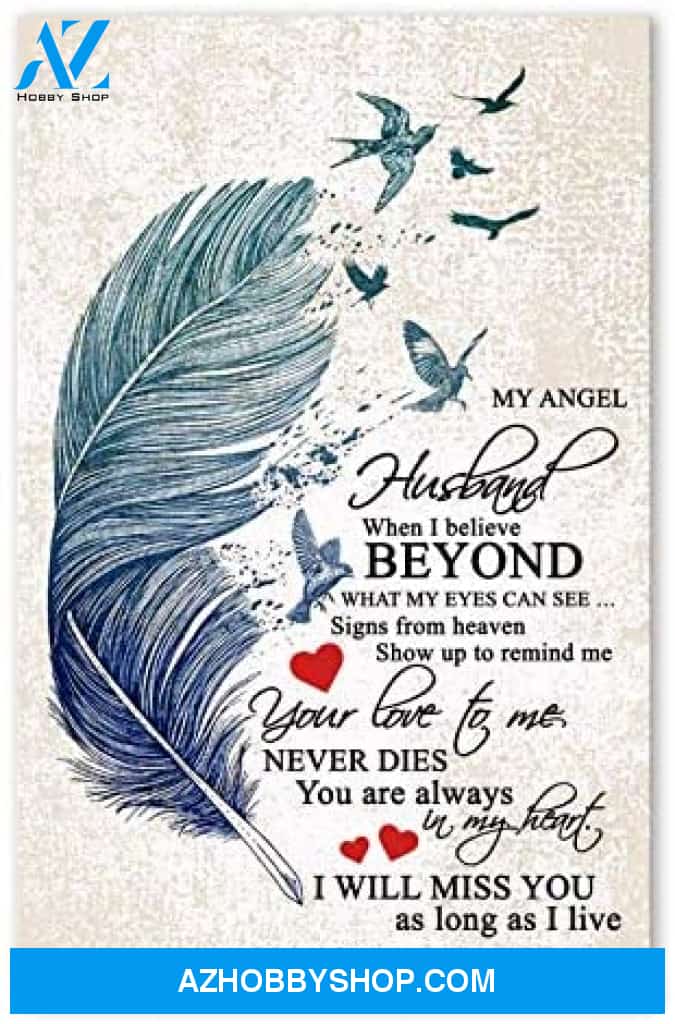 Customized My Angel Husband Great Gifts For Husband Posters
