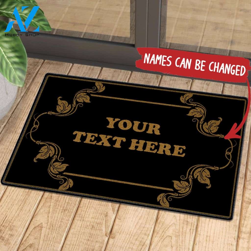 CUSTOMIZED ROYAL DOORMAT | Welcome Mat | House Warming Gift