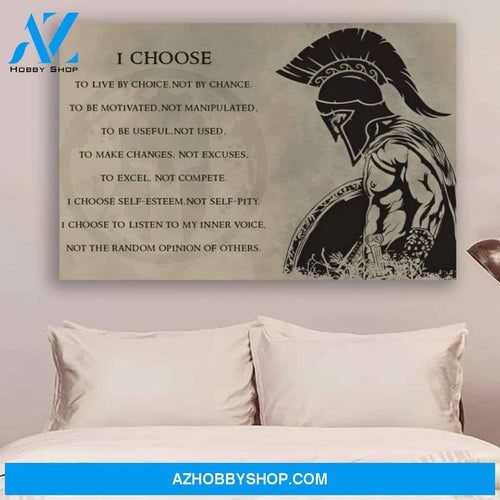 Customized Spartan Poster - I Choose Posters