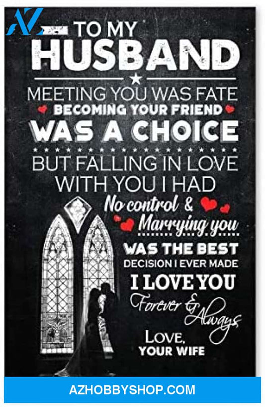 Customized To Mu Husband Nice Gifts For Husband Anniversary Posters