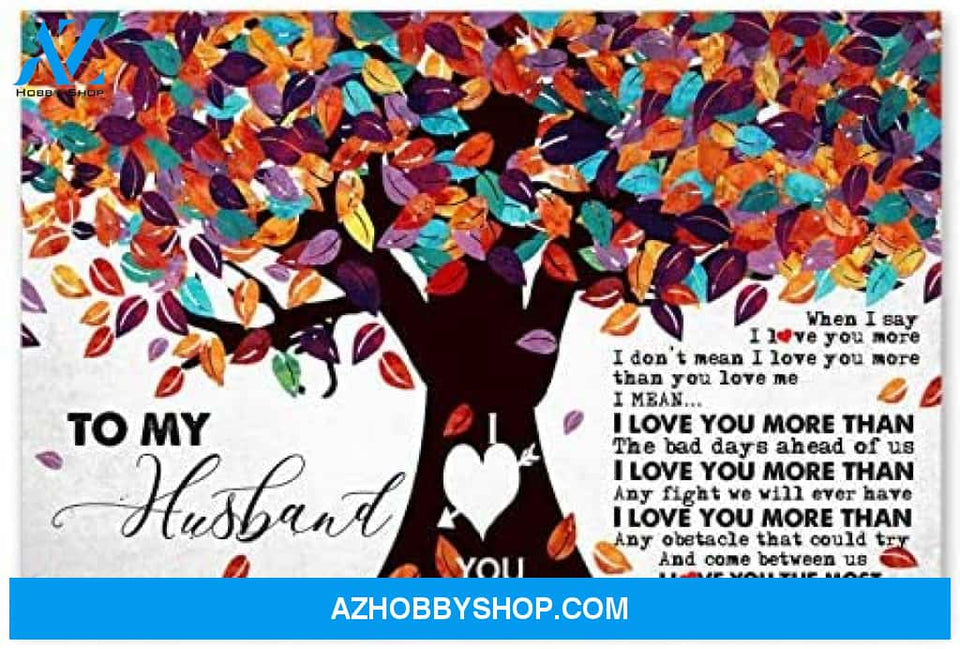 Customized To My Husband Best Birthday Gifts For Husband Posters