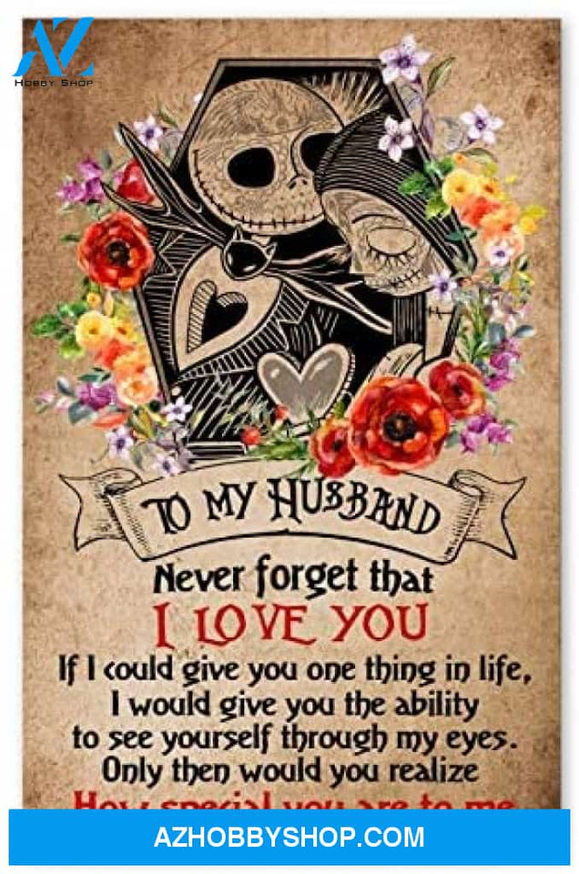 Customized To My Husband Best Birthday Gifts For Husband Posters