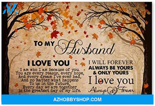Customized To My Husband Great Husband Gift Ideas Posters