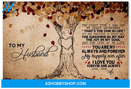 Customized To My Husband Romantic Gifts For Husband Posters