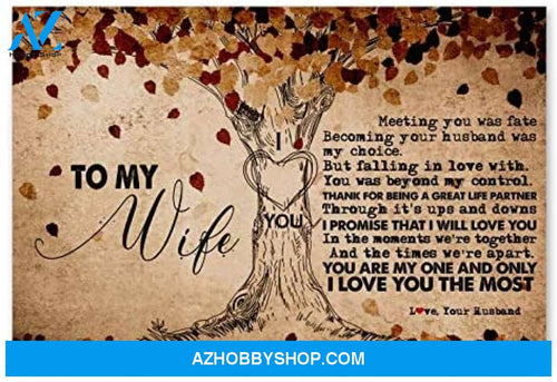 Customized To My Wife Great Wife Gift Ideas Posters