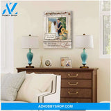 Customized Wedding Anniversary Present All because two people fell in love Canvas Print