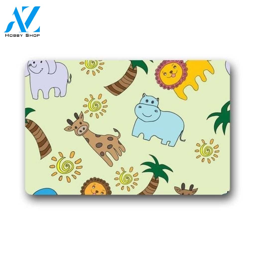 Cute Animals Doormat Welcome Mat House Warming Gift Home Decor Funny Doormat Gift Idea