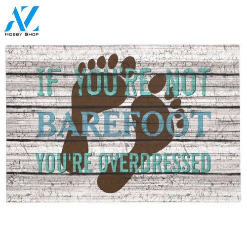 Cute Beachy Seaside Summer Barefoot Doormat Welcome Mat House Warming Gift Home Decor Funny Doormat Gift Idea