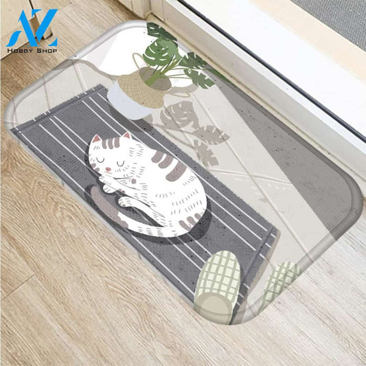 Cute Cartoon Cats Anti-slip Doormat KT18 | Welcome Mat | House Warming Gift