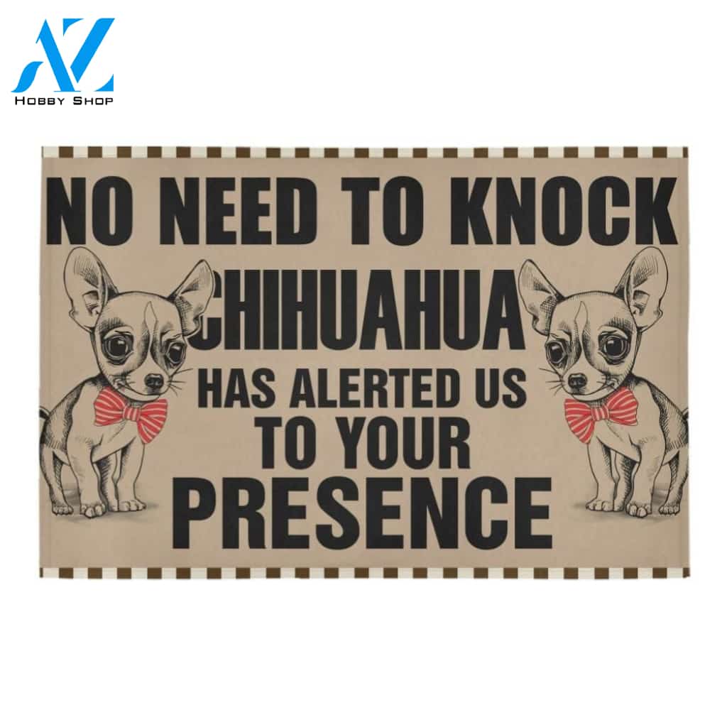 Cute Chihuahua Printed Doormat Home Decor