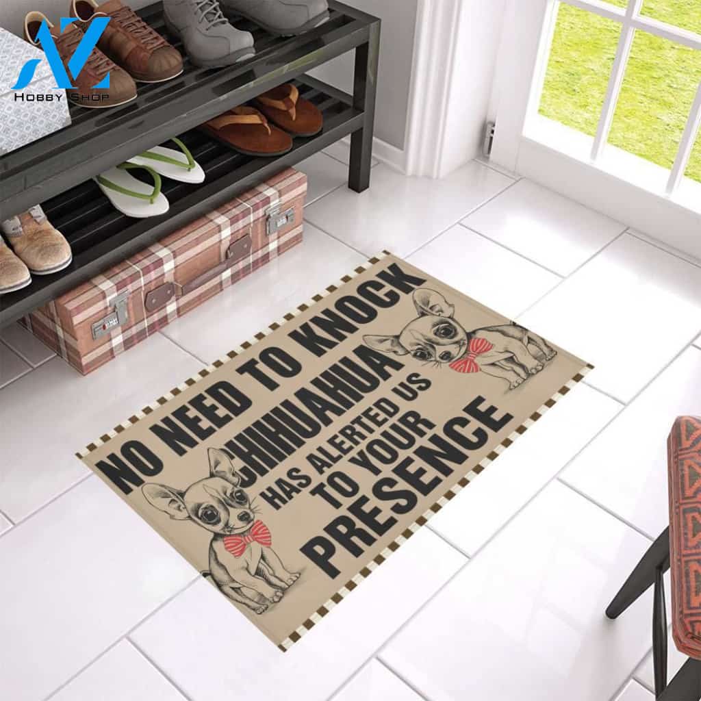 Cute Chihuahua Printed Doormat Home Decor