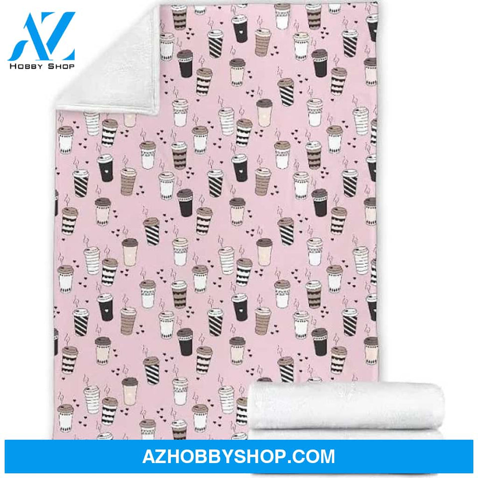 Cute Coffee Blanket - Coffee Throw Blanket