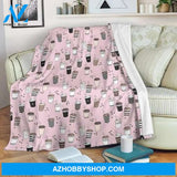Cute Coffee Blanket - Coffee Throw Blanket