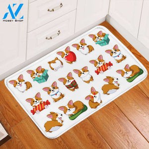 Cute Corgi Door Mat