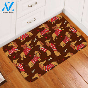 Cute Dachshund Door Mat