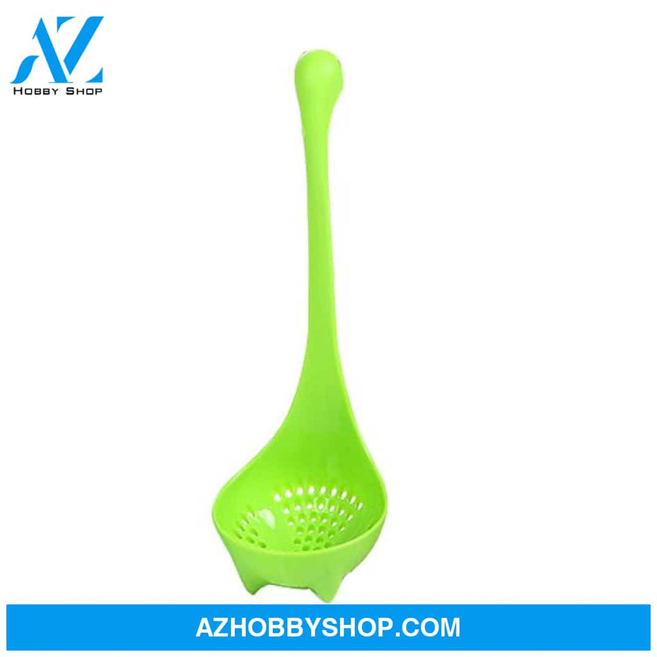 Cute Dinosaur Vertical Soup Spoon Green / Withpackaging