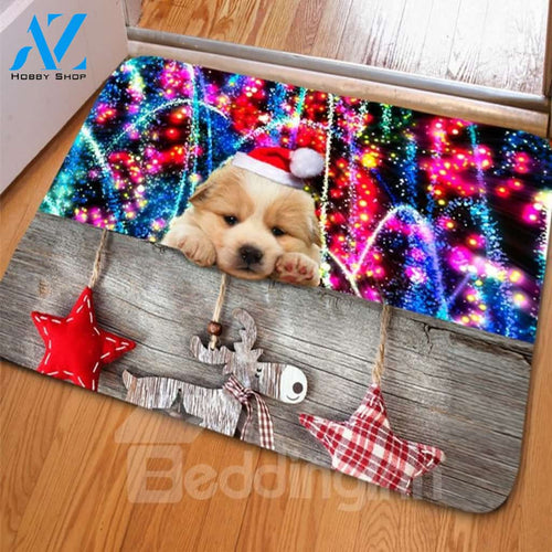 Cute Dog Christmas GS-CL-LD0811 Doormat