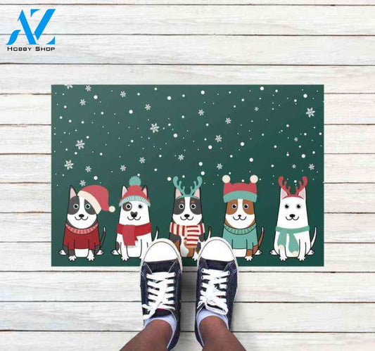 Cute Dogs Indoor And Outdoor Doormat Welcome Mat Housewarming Gift Home Decor Farmhouse Funny Doormat Gift For Christmas Gift For Family