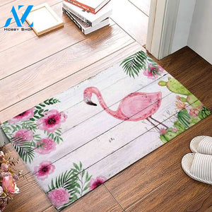 Cute Flamingo Welcome Doormat Welcome Mat House Warming Gift Home Decor Funny Doormat Gift Idea