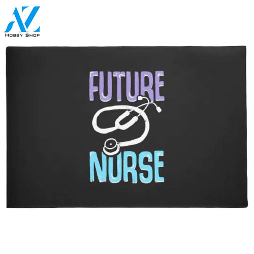 Cute Future Nurse Doormat Welcome Mat House Warming Gift Home Decor Funny Doormat Gift Idea