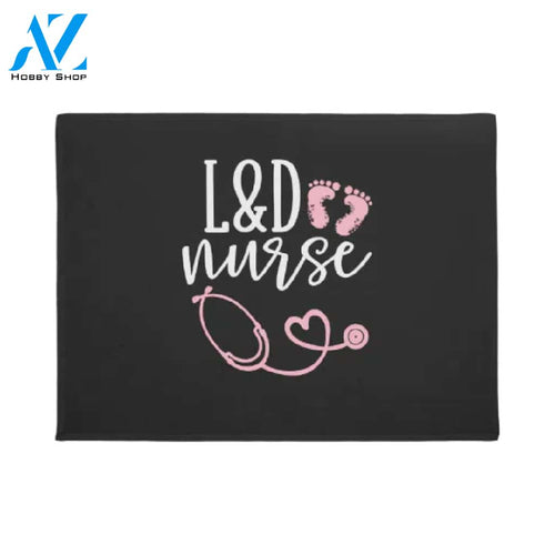 Cute Labor And Delivery Nurse Doormat Welcome Mat House Warming Gift Home Decor Funny Doormat Gift Idea
