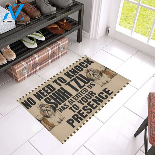 Cute Shih Tzu No Knock Printed Doormat Home Decor