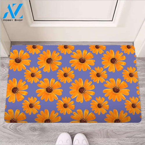 Cute Sunflower Door Mat