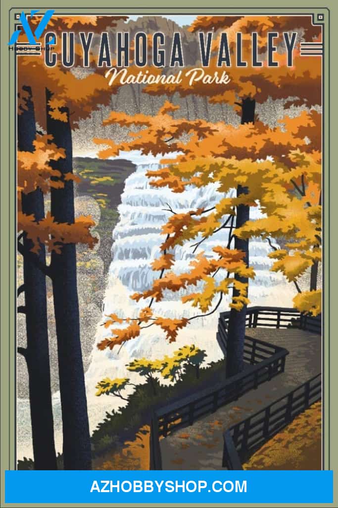 Cuyahoga Valley National Park Ohio Lithograph National Park Series