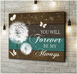 You Will Forever Butterfly Wall Art Canvas