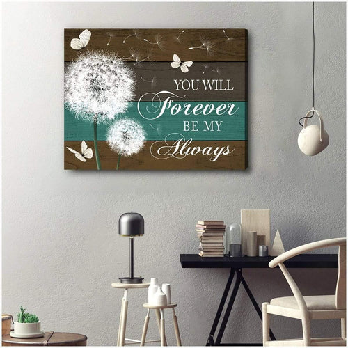 You Will Forever Butterfly Wall Art Canvas