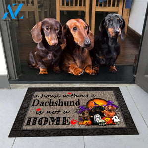 Dachshund 1 with halloween M3 Doormat All Over Printed (6228)