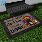 Dachshund 2 with halloween M3 Custom Doormat All Over Printed (6228)