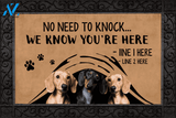 Dachshund M288 Custom Doormat All Over Printed (6228)