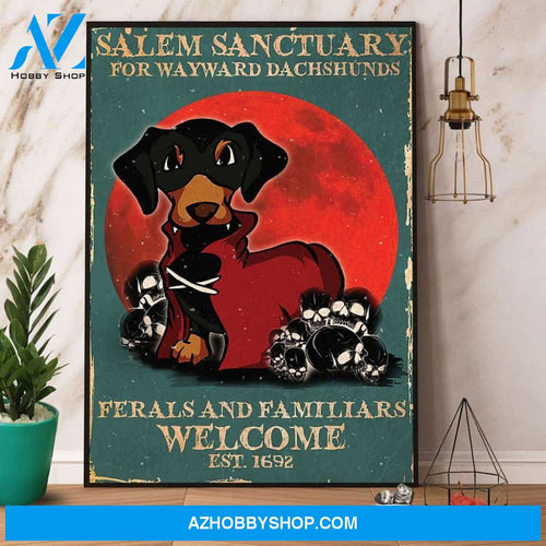 Dachshund Dogs Salem Sanctuary For Wayward Dachshunds Canvas And Poster, Wall Decor Visual Art