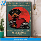 Dachshund Dogs Salem Sanctuary For Wayward Dachshunds Canvas And Poster, Wall Decor Visual Art