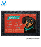 Dachshund Doormat - 18" x 30"