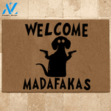 Dachshund Doormat Dachshund Pew Pew Madafakas | Welcome Mat | House Warming Gift