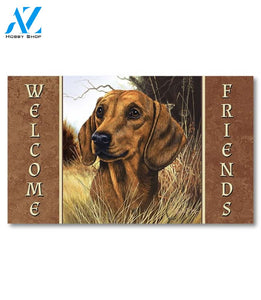 Dachshund Field Doormat - 18" x 30"