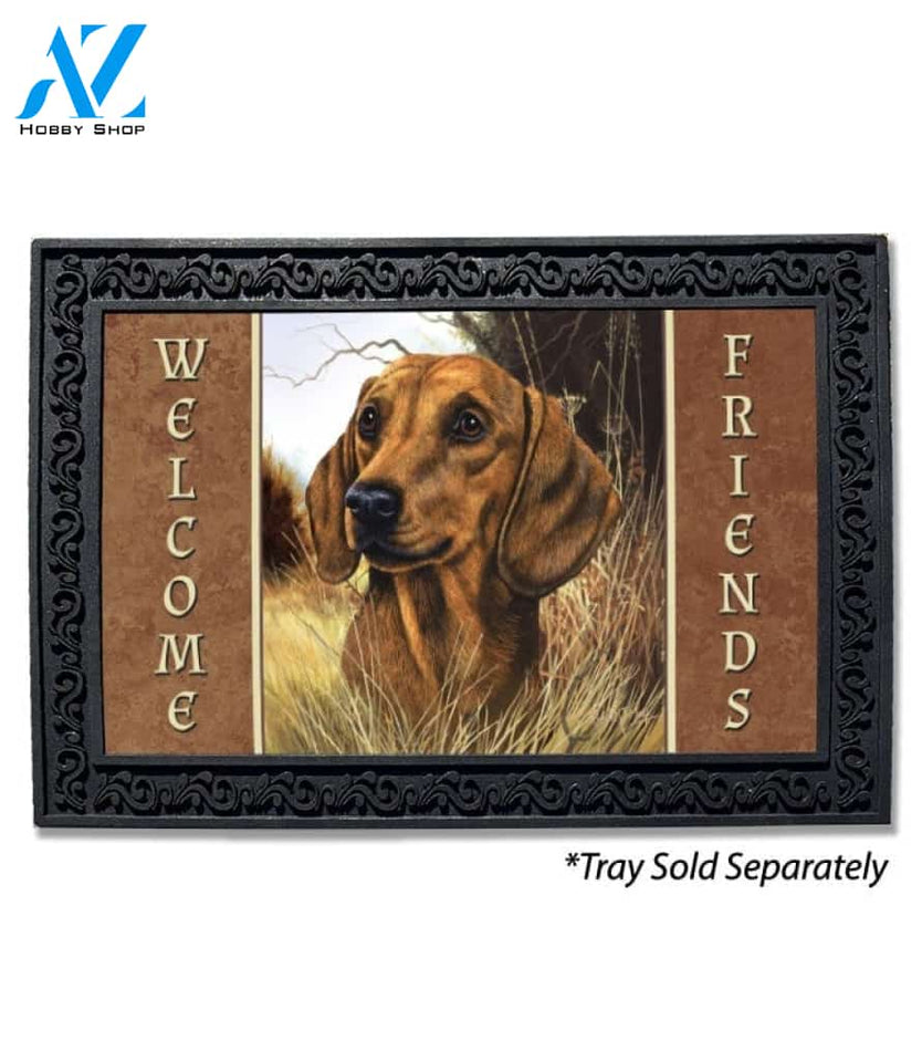 Dachshund Field Doormat - 18" x 30"